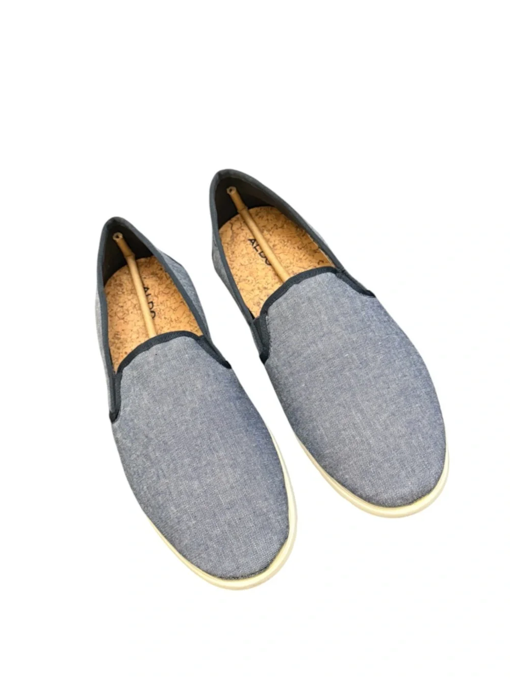 ALDO - NAVY BLUE DENIM “GWIEWEN” SLIP ON LOAFERS